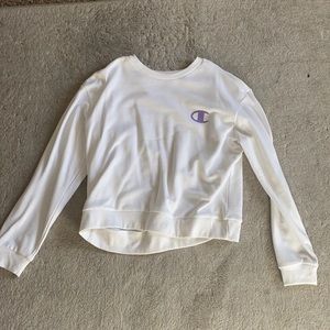 White champion sweatshirt
